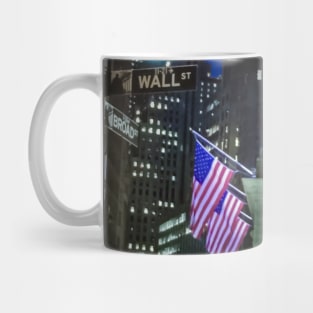 Wall Street, Manhattan, New York City Mug